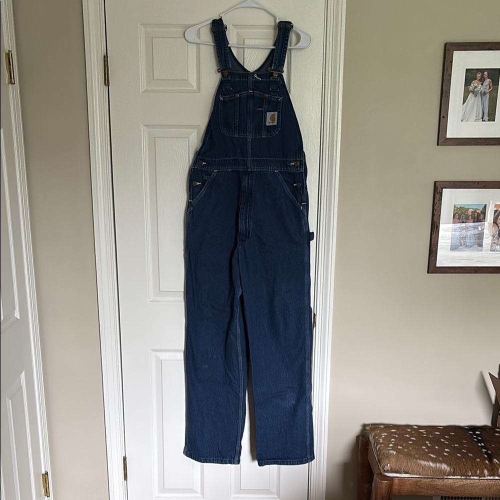 Carhartt Blue Denim Overalls